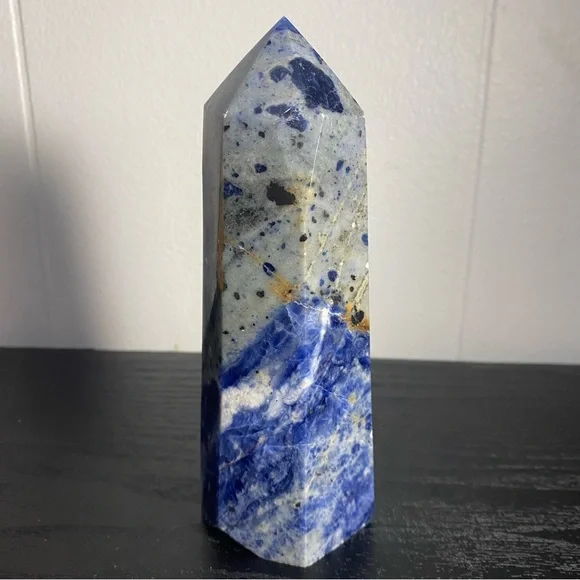 6 Inch Tall Sodalite Crystal Tower - Picture 4 of 7